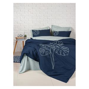  SADAF Comforter Cover Set, Double , 200 x 220cm - 6 Piece - Mint 