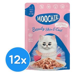 MOOCHIE Beauty Skin & Coat Cat Food - 12 pieces