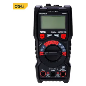  Deli Tools DL334302 - Digital Multimeter TRMS - Black 