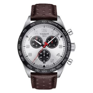 Tissot Watch T1316171603200 For Men - Analog Display, Leather Band - Brown