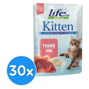 Life Cat Pouch Kitten Tuna Cat Food - 30 Pieces