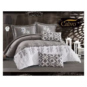  Calvo Winter Comforter Set, Double, 260 x 240cm - 7 Piece - Grey 