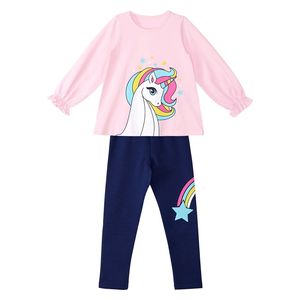 Rainbow Girl Tunic&Leggings Set - 2Y