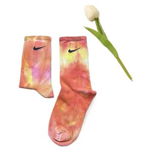 Nike Socks for Unisex - Orange Rose