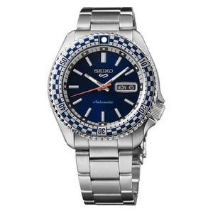  ساعة سيكو للرجال SRPK65K1 - عرض بعقارب, سوار من الستانلس ستيل - سلفر 