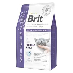  بريت طعام للقطط للمشكلات الهضمية قليل الدسم بنكهة الرنجة والبازلاء - 2 كغم 