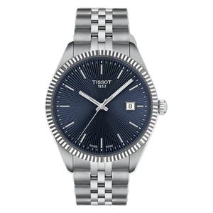  ساعة تيسوت للرجال T1564101104100 - عرض بعقارب, سوار من الستانلس ستيل - سلفر 