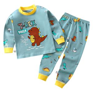  Boys Dinosaur Pattern Pajama Set - 3-4Y 