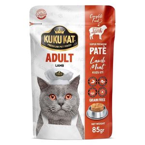 KUKU KAT Adult Lamb Cat Food - 85g
