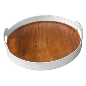  Wooden Serving Tray - White 