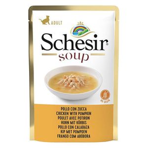 Schesir Chicken With Pumpkin in Soup Cat Food - 85g