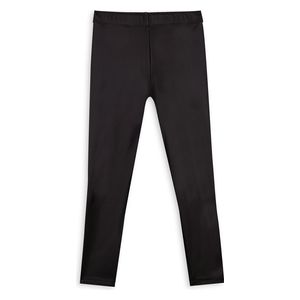  Girl Black Leather-Look Leggings - 8Y 