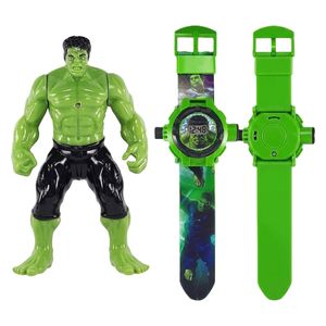  Marvel Avengers Hulk Digital Projector Watch - Green 