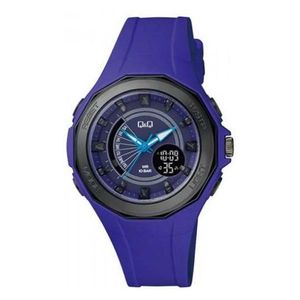 Q&Q Watch GW91J006Y For Women - Analog Display, Rubber Band - Blue 