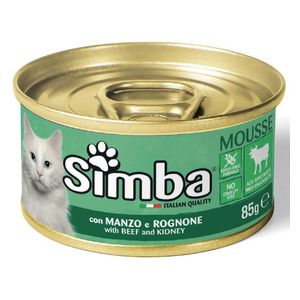 Simba Mousse with Beef and Kidney Cat Food - 85g