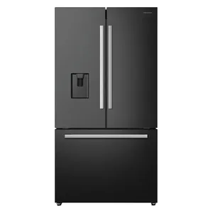  هايسنس ثلاجة ذات التصميم الفرنسي - 21 قدم - RF820N4WBU  - أسود 