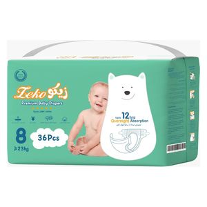 زيكو حفاظات بريميوم للأطفال رقم 8 - 36 قطعة