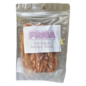  Friba Salmon Slices Dog Snack - 200g 
