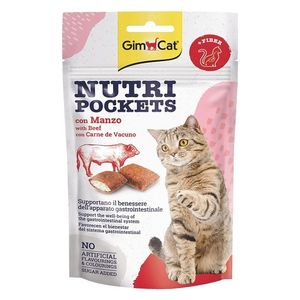Gimcat Nutri pockets With beef Cat snack - 60g