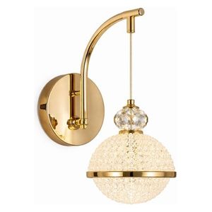  توبلايت مصباح جداري كريستال مودرن LED - A602 - ذهبي 