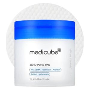  Medicube Zero Pore Pad 2.0 - Dual-Textured Exfoliating Toner Pads, 70 Pads 