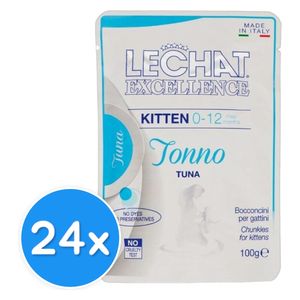  Lechat Ecxellence Kitten Tuna Cat Food - 24 Pieces 