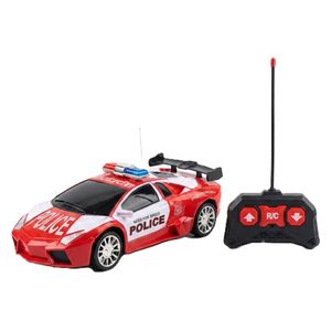  RK Super Power Modern Design Police RC Car - 1:24 Scale - Red 