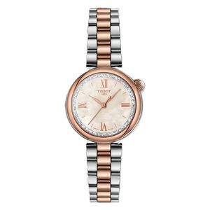 Tissot Watch T1520102211800 For Women - Analog Display, Stainless Steel Band - Rose Gold