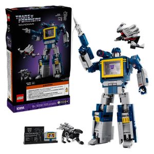  Lego Icons Transformers: Soundwave - 1505 Pieces 