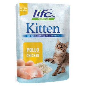 Life Cat Pouch Kitten Chicken Cat Food - 75g