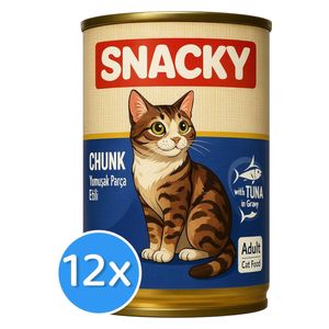  Snacky Tuna in Gravy Cat Food - 12 pieces 
