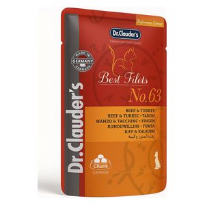 Dr.Clauder Beef & Turkey Cat Food - 100g