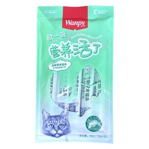 Wanpy Cod & Fish Oil Cat Snack - 5 Pieces 