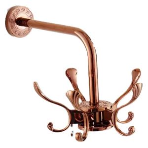 Lazord Rotating Wall-mounted Bathroom Hook Rack - Bronze
