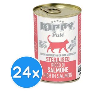 KiPPY Sterilized Salmon Cat Food - 24 Pieces