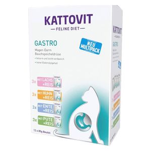 Kattovit Gastro Multipack Cat Food - 12 Pieces