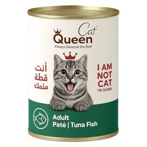 Queen Cat Adult Pate Tuna Fish Cat Food - 400g