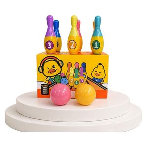  Bojin Toy Kids Bowling Set - Educational Colorful Duck Theme 