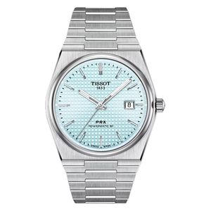 Tissot Watch T1374071135100 For Men - Analog Display, Stainless Steel Band - Grey