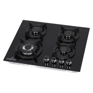  ليبرونيك موقد غاز مدمج - 4 شعلات - LC-600C - أسود داكن 