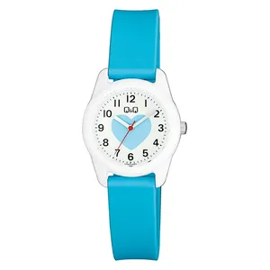 Q&Q Watch VS65J005Y For Women - Analog Display, Resin Band - Blue