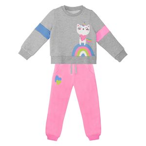 Rainbow Cat Girl Tracksuit - 3Y