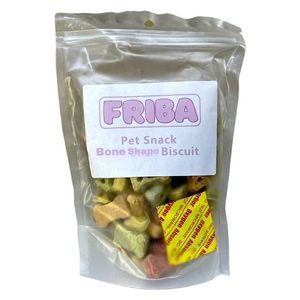  Friba Bone Shape Biscuit Dog Snack - 200g 