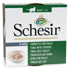  Schesir Tuna With Chicken Fillets in Jelly Cat Food - 85g 