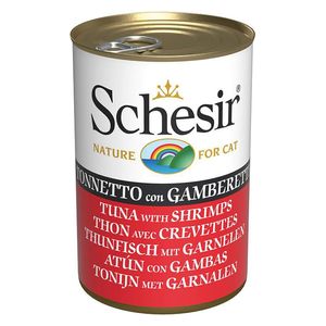 Schesir Tuna With Shrimps in Jelly Cat Food - 140g