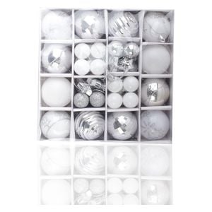  كرات زينة شجرة الكريسماس - 44 قطعة 