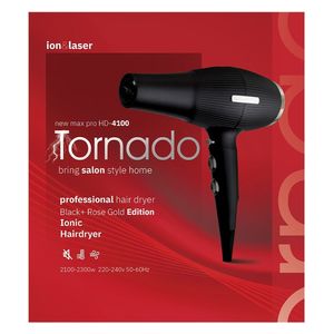  Tornado HD-4100 - Hair Dryer, 2300W - Black 