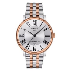 Tissot Watch T1224072203300 For Men - Analog Display, Stainless Steel Band - Rose Gold
