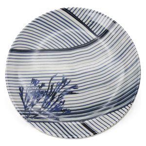 Porland Yada Plates Set , 24 Piece - Blue