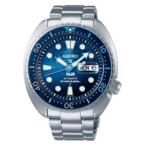  ساعة سيكو للرجال SRPK01K1 - عرض بعقارب, سوار من الستانلس ستيل - سلفر 